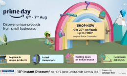 Amazon Prime Day Sale  6th - 7th August 2020